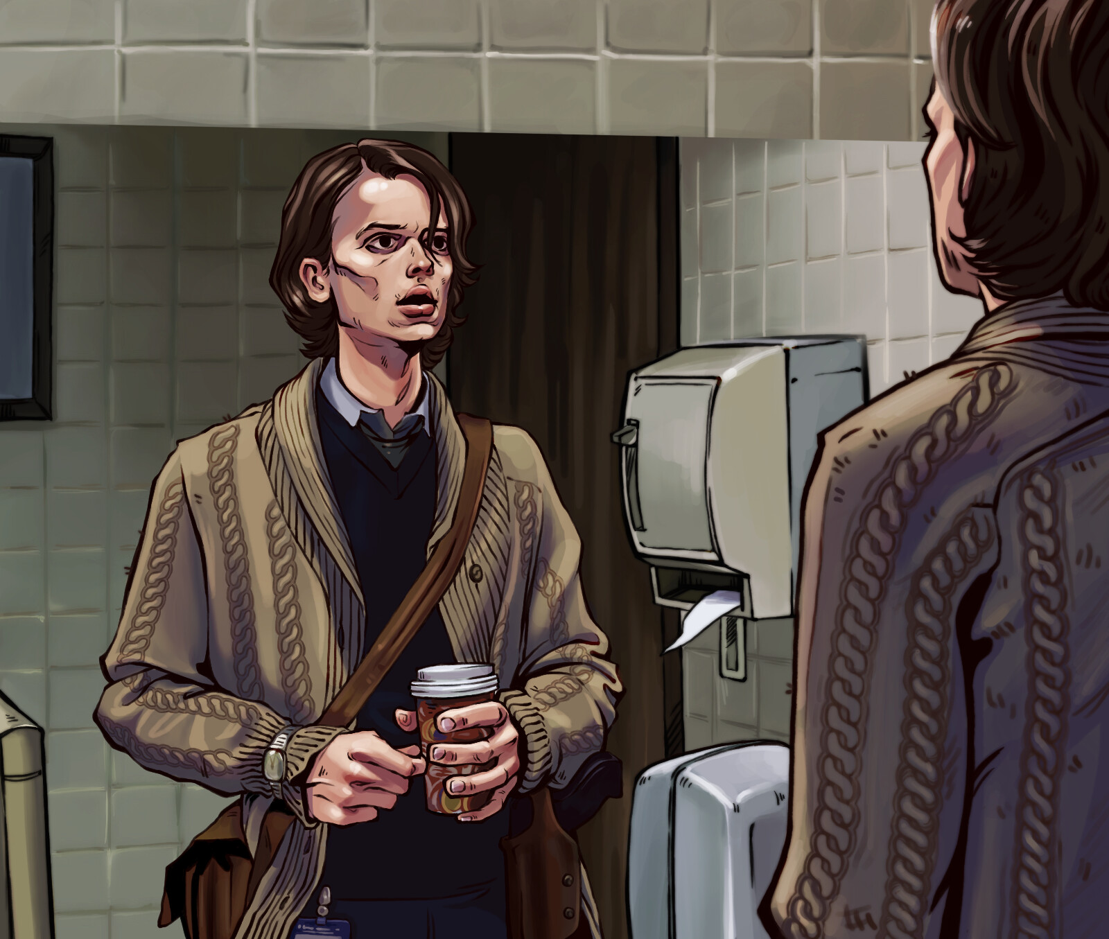 ArtStation Spencer Reid fan art