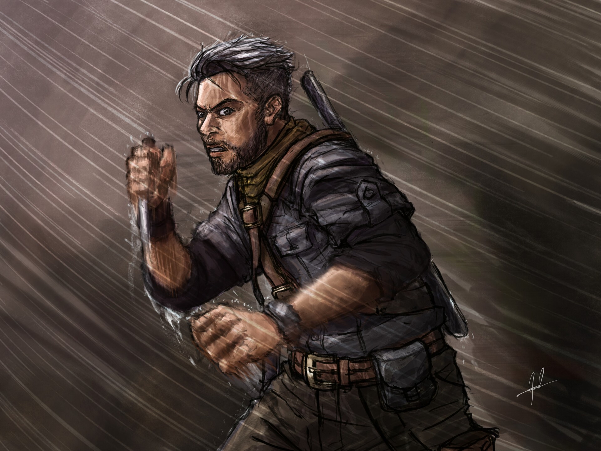 ArtStation Knife Fight Ready