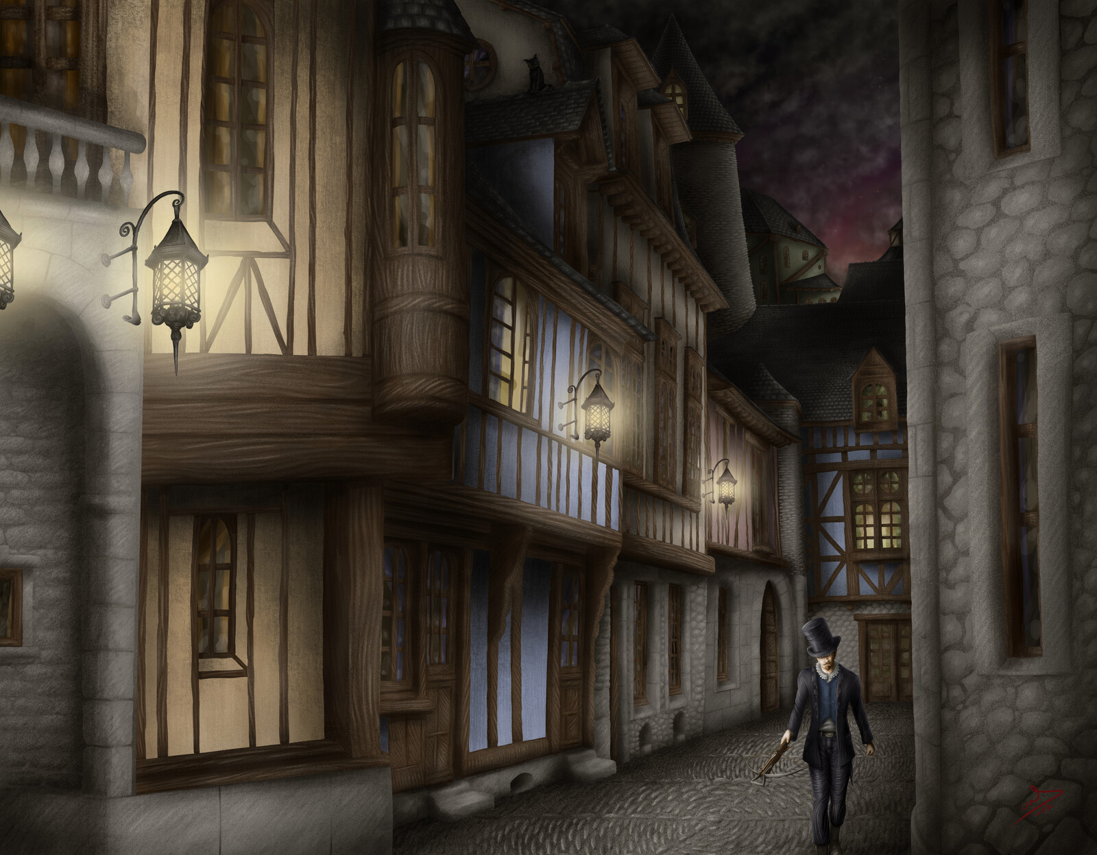 Ridko's narrow street