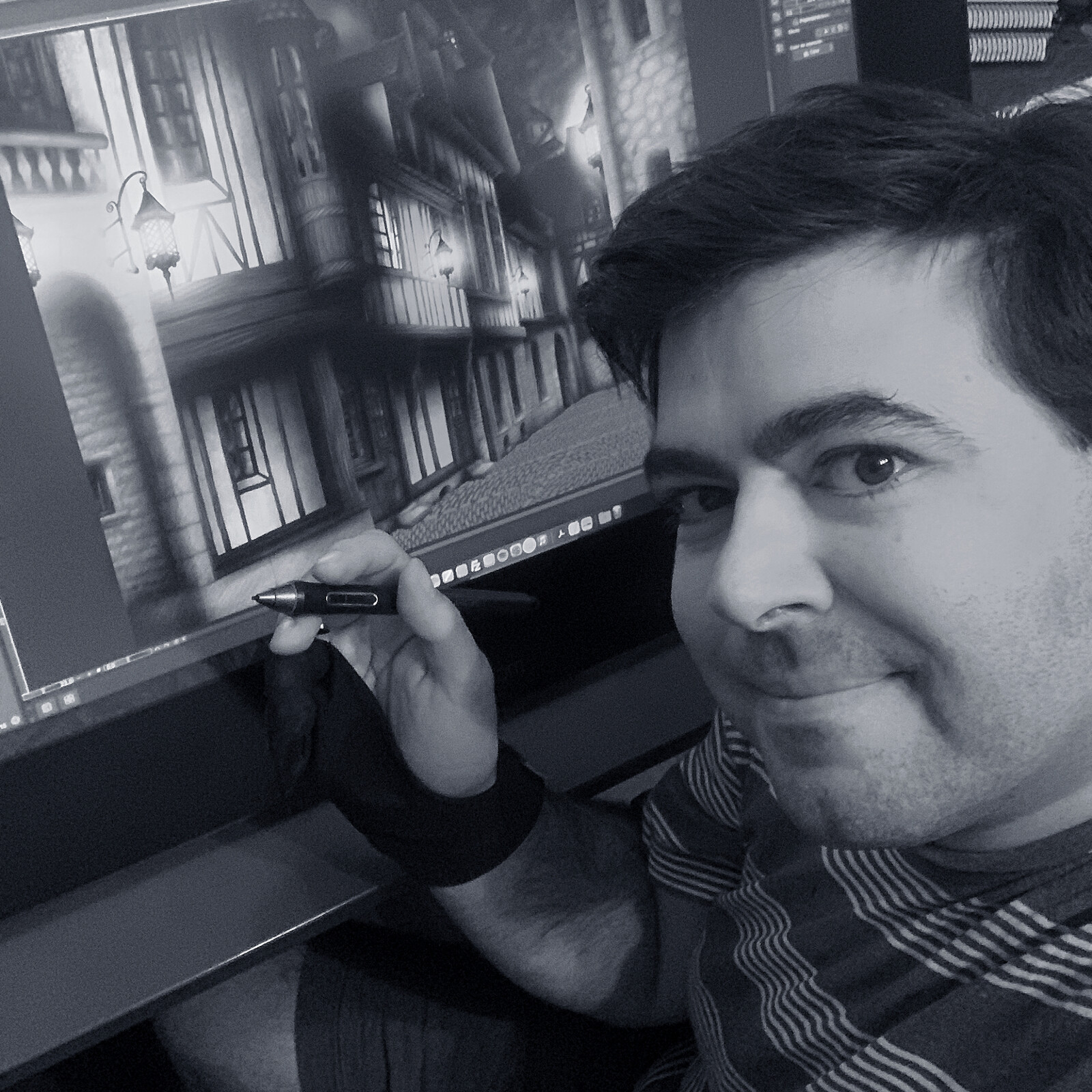 Creating this illustration