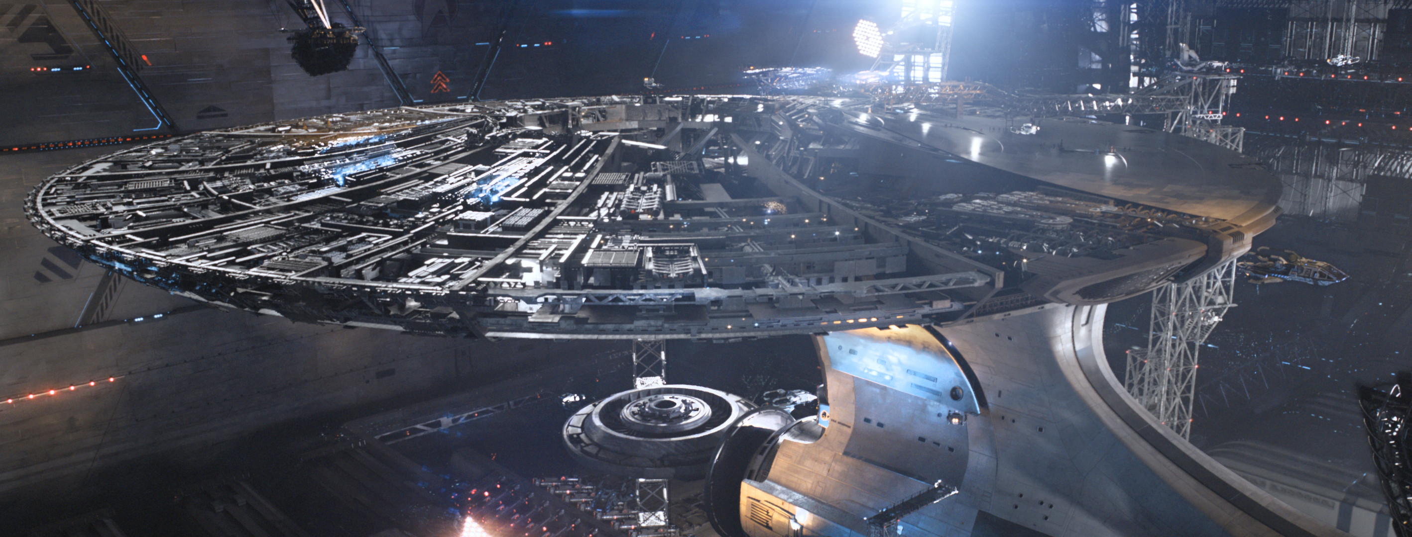 Saucer section interior design.