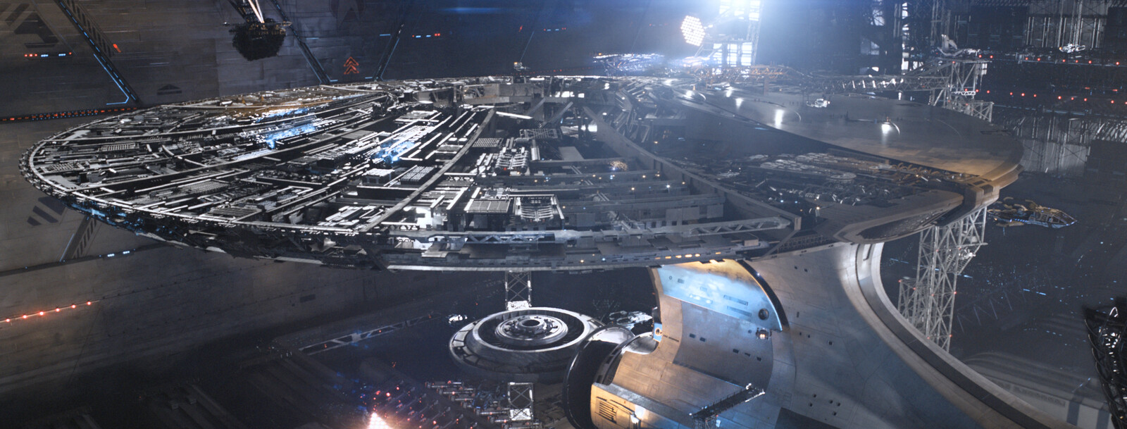 Saucer section interior design.