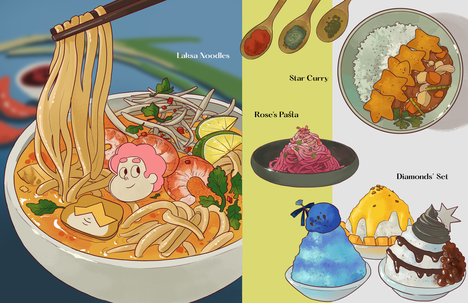 ArtStation - Steven Universe Theme Park Project Steven Universe Theme Park Project, Nin Wang