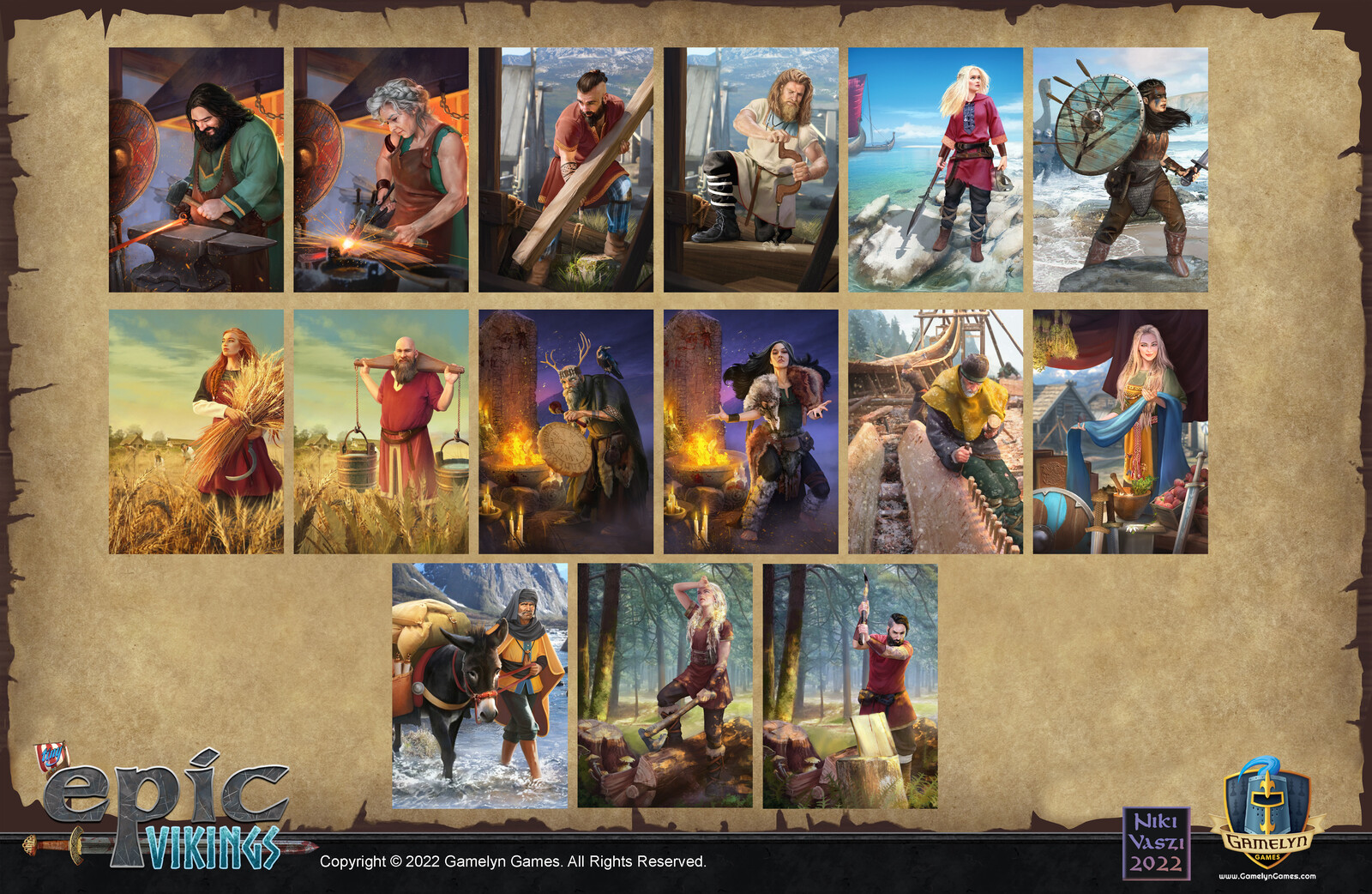Unique Hero Card Samples