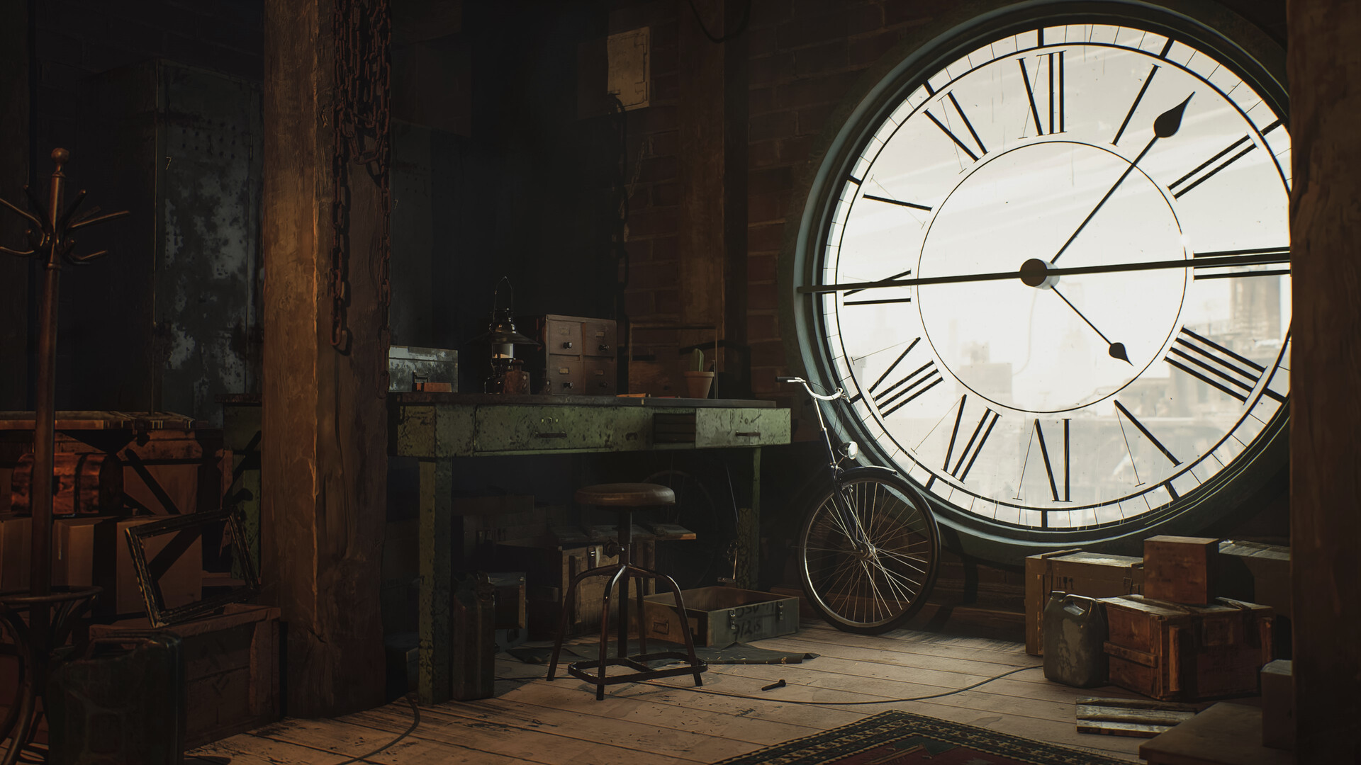 ArtStation The Old clock tower room / UE5