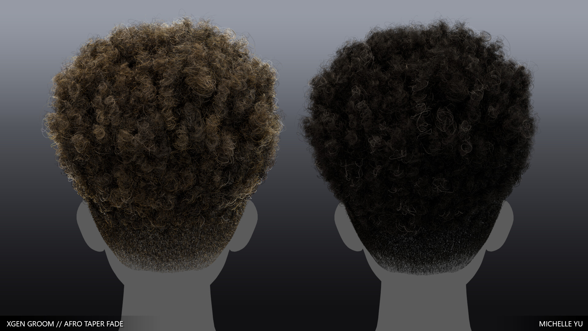 Afro Blowout Fade