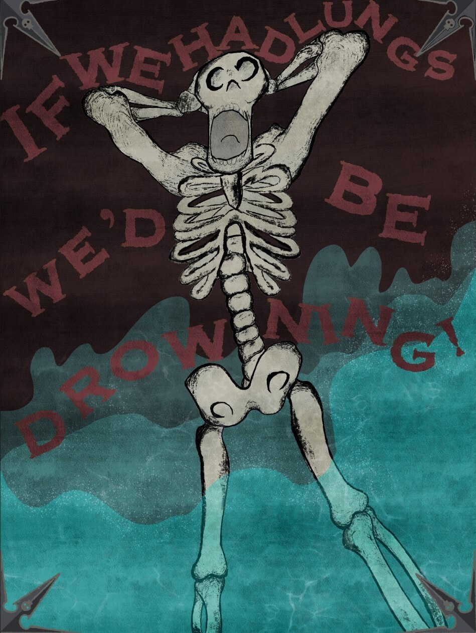 A Humours Skellington  