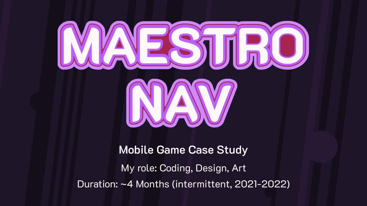 Maestro Nav - Case Study