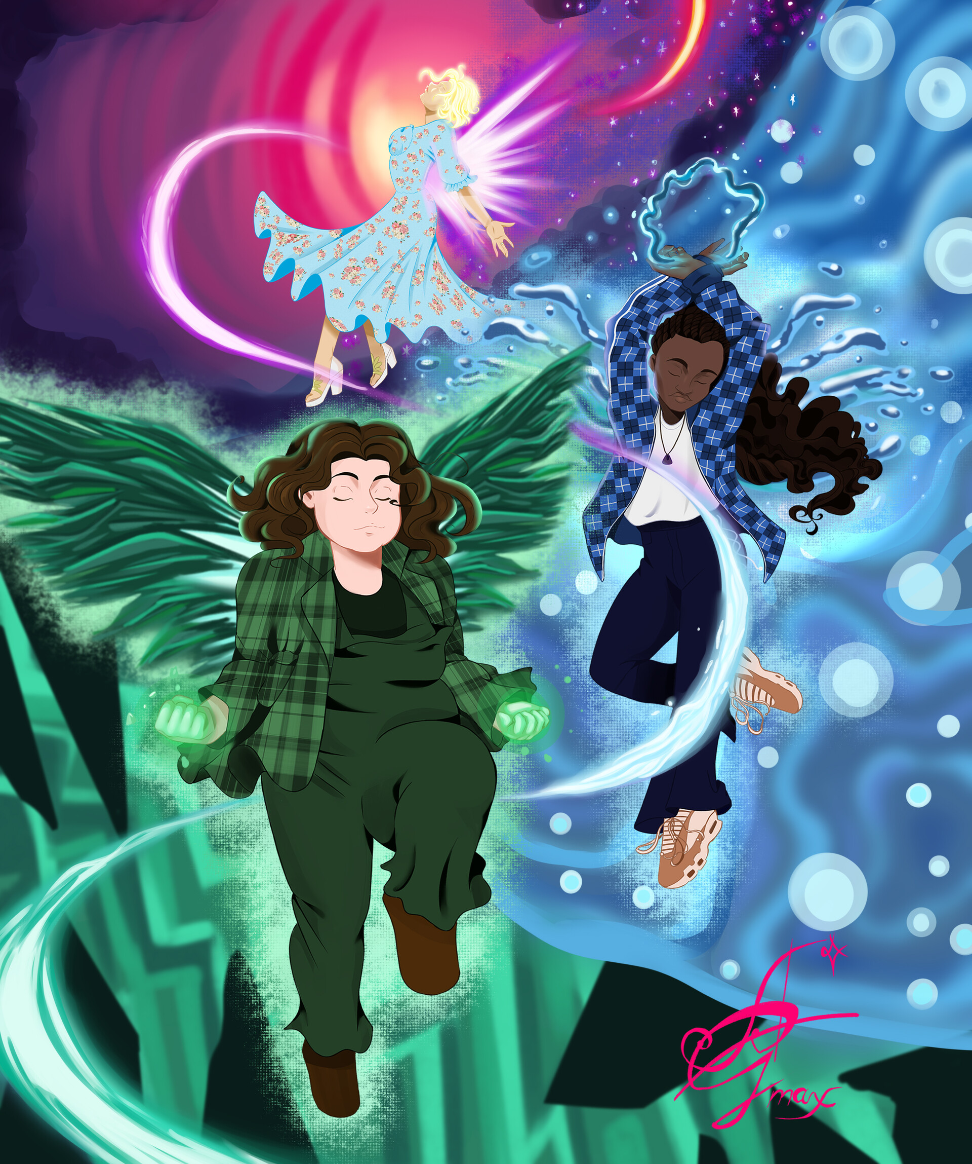 ArtStation Three Fairies from Fate The Winx Saga