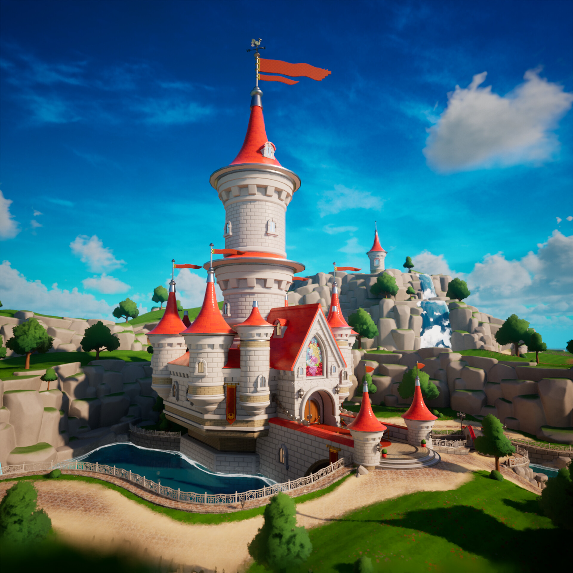 ArtStation - DisneyLand Paris Castle