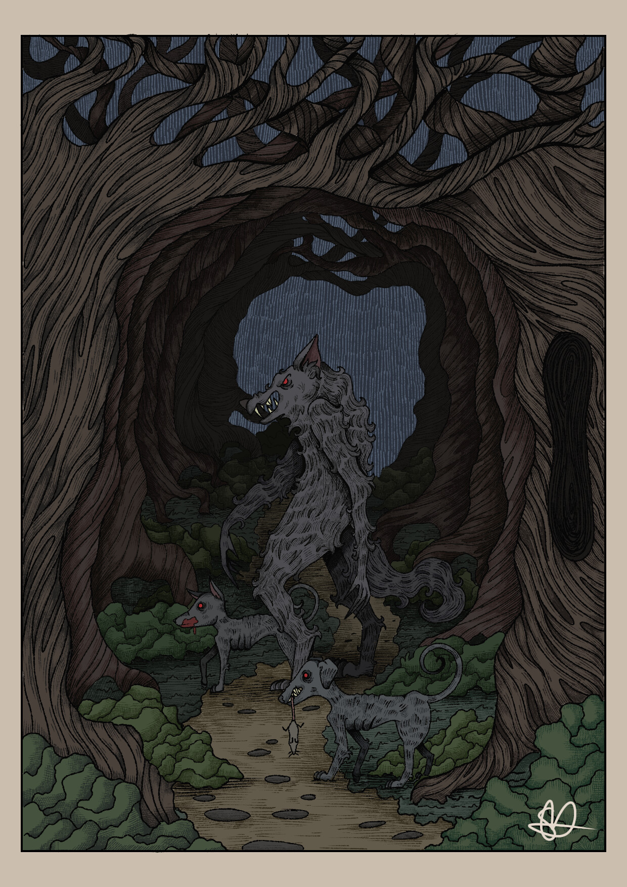 ArtStation - The Michigan Dogman