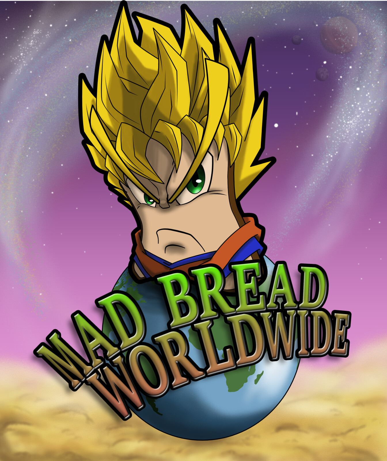 Michael pagan mad bread worldwide apparel logo designs