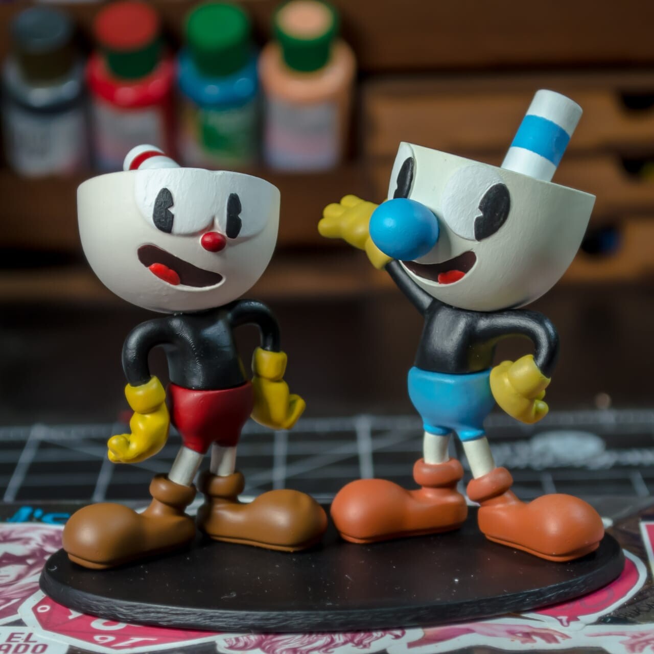 ArtStation - Cuphead And Mugman - Figure 3d Print And Paint