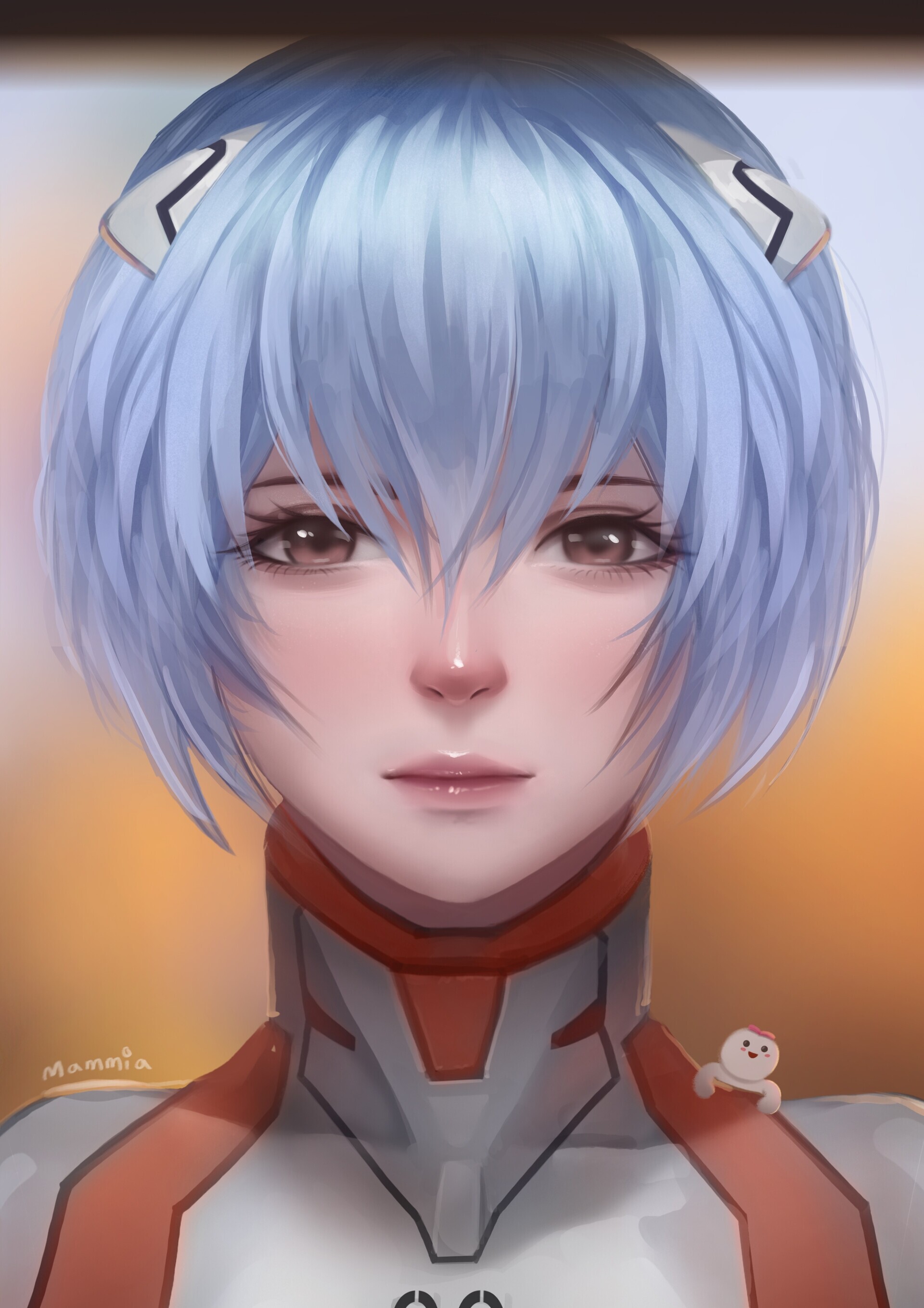 ArtStation - Rei ayanami fanart