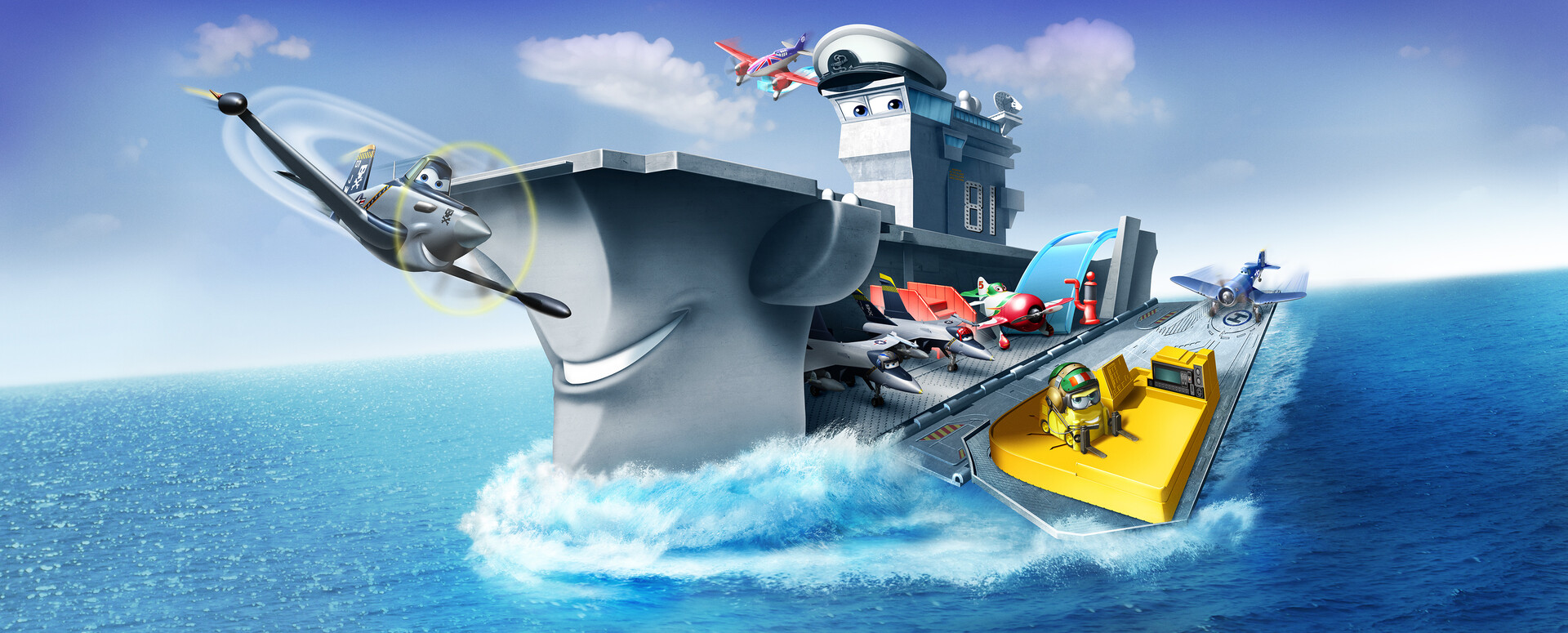 Disney planes aircraft hotsell carrier playset