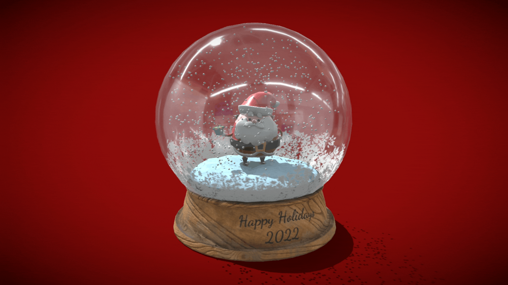 Gif of animated globe