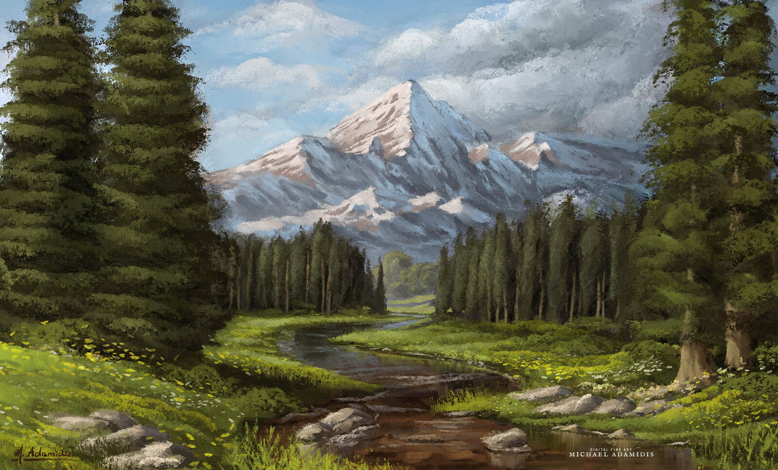 Digital Landscape Painting - Michael Adamidis