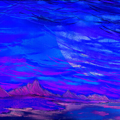 Kurtis edwards pastel landscape 11x 8
