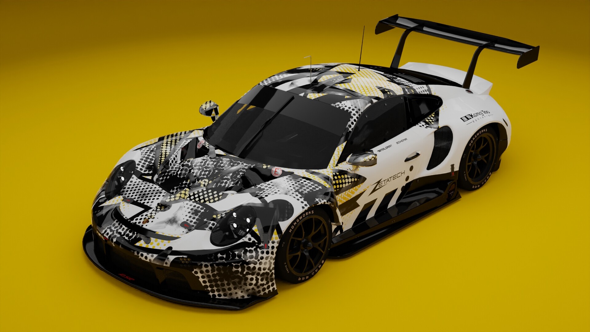 PORSCHE DESIGN ヒュミドール ArtStation - Porsche 911 RSR GTE Cyberpunk 2077 Zetatech livery