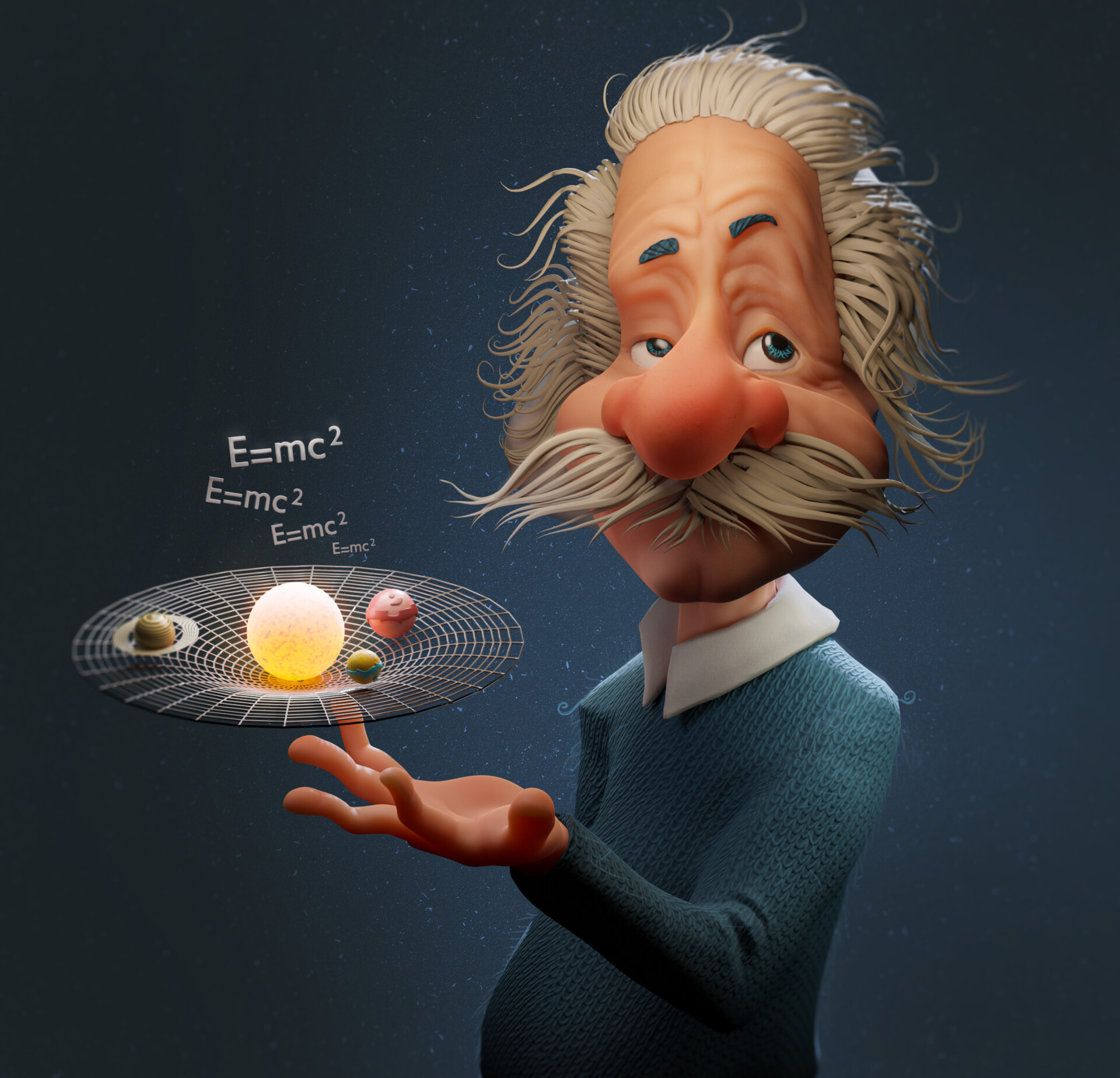 ArtStation - Imagination is More Important Than Knowledge - Albert Einstein