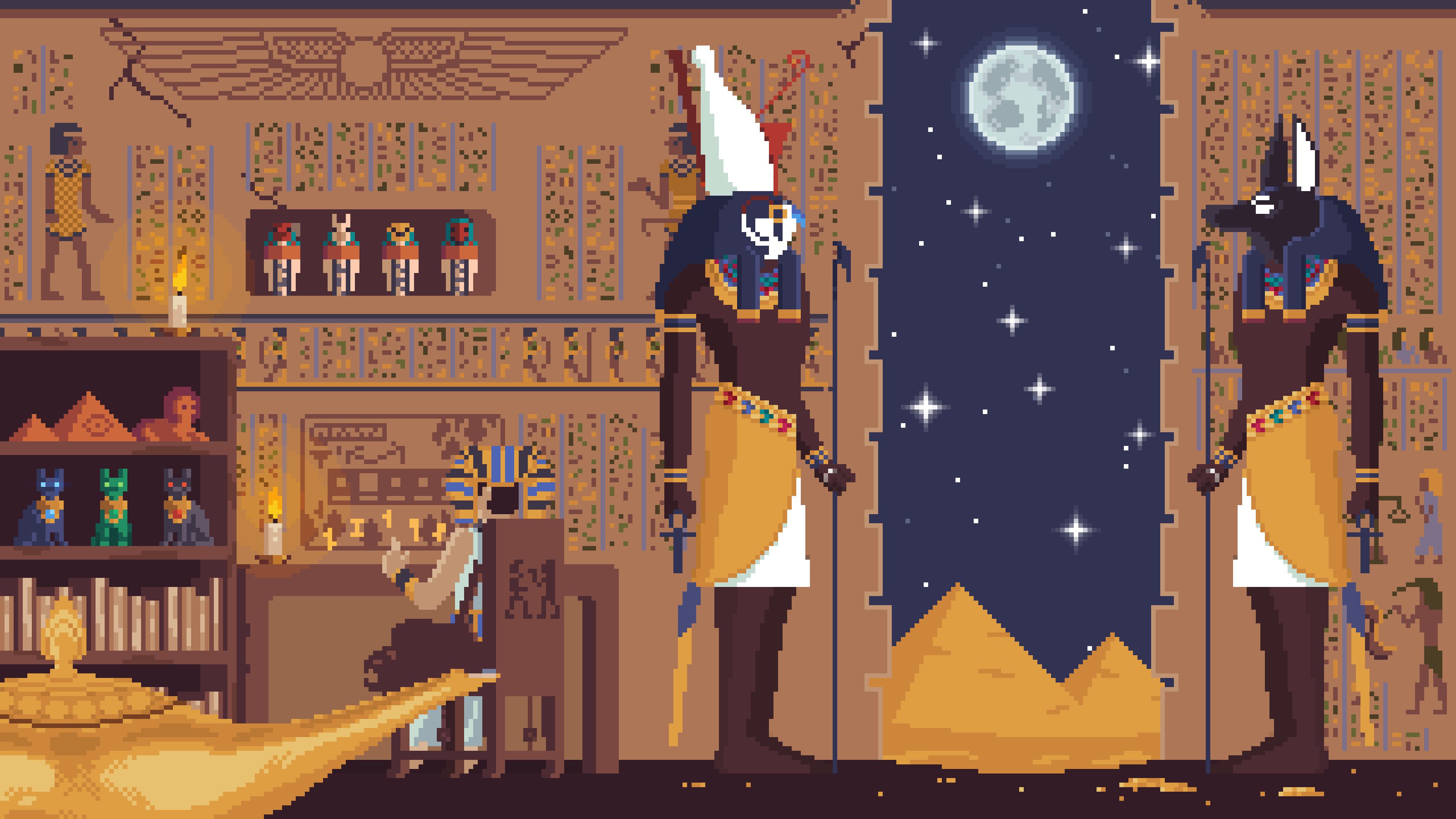 ArtStation - Gamer Room: Ancient Egypt