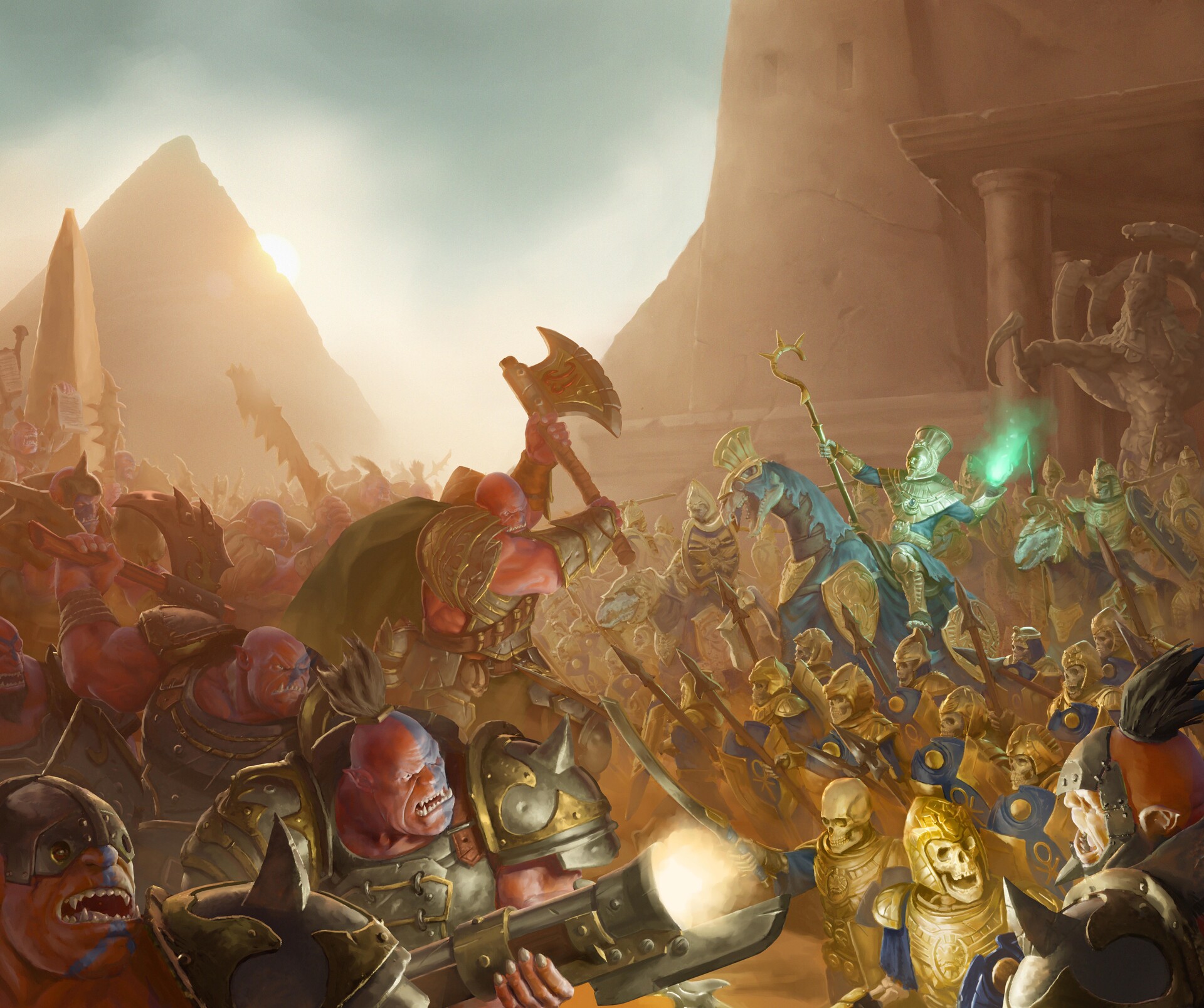 ArtStation Kings of War Sands of Amun Box Cover