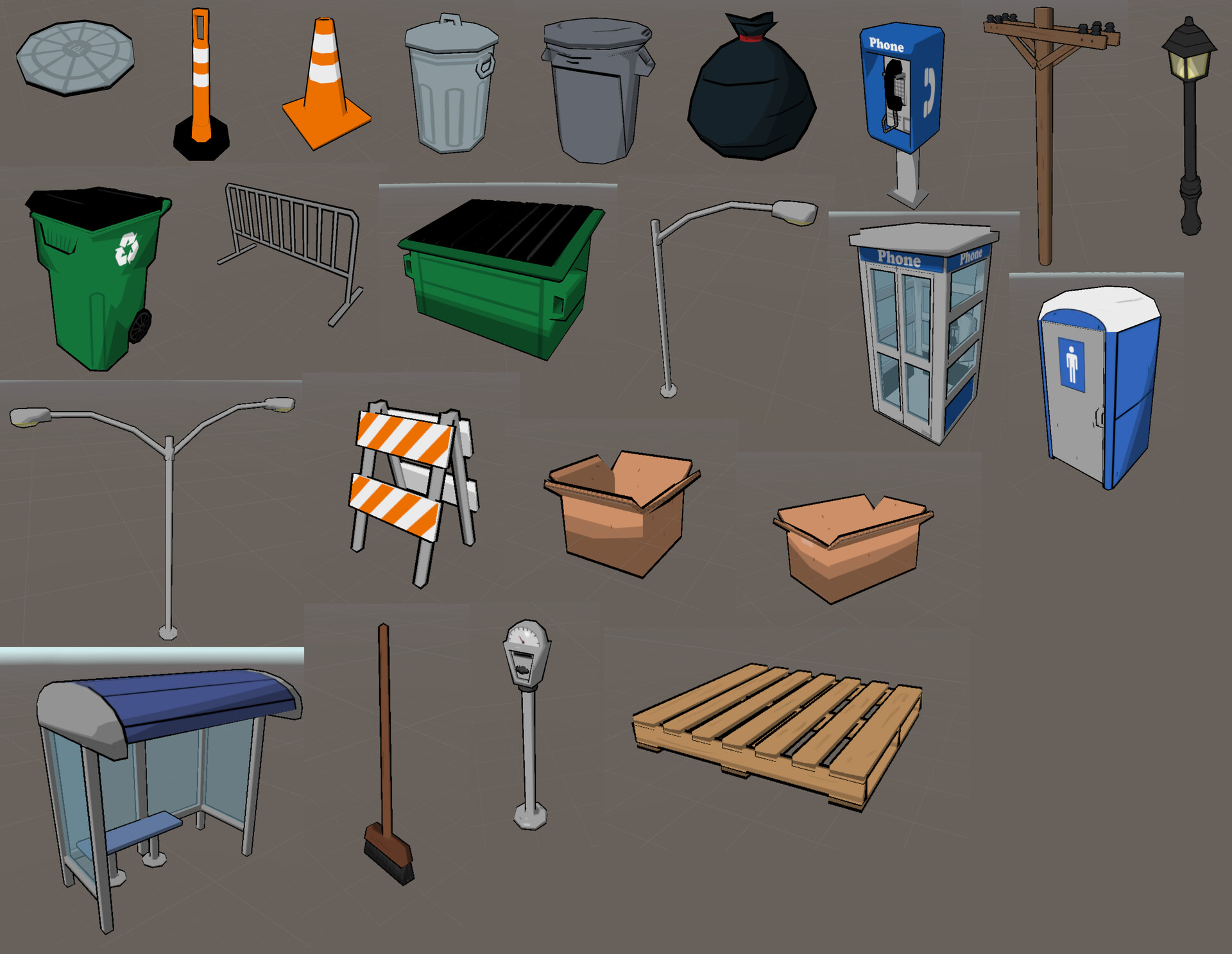 ArtStation - City Of Sound Props