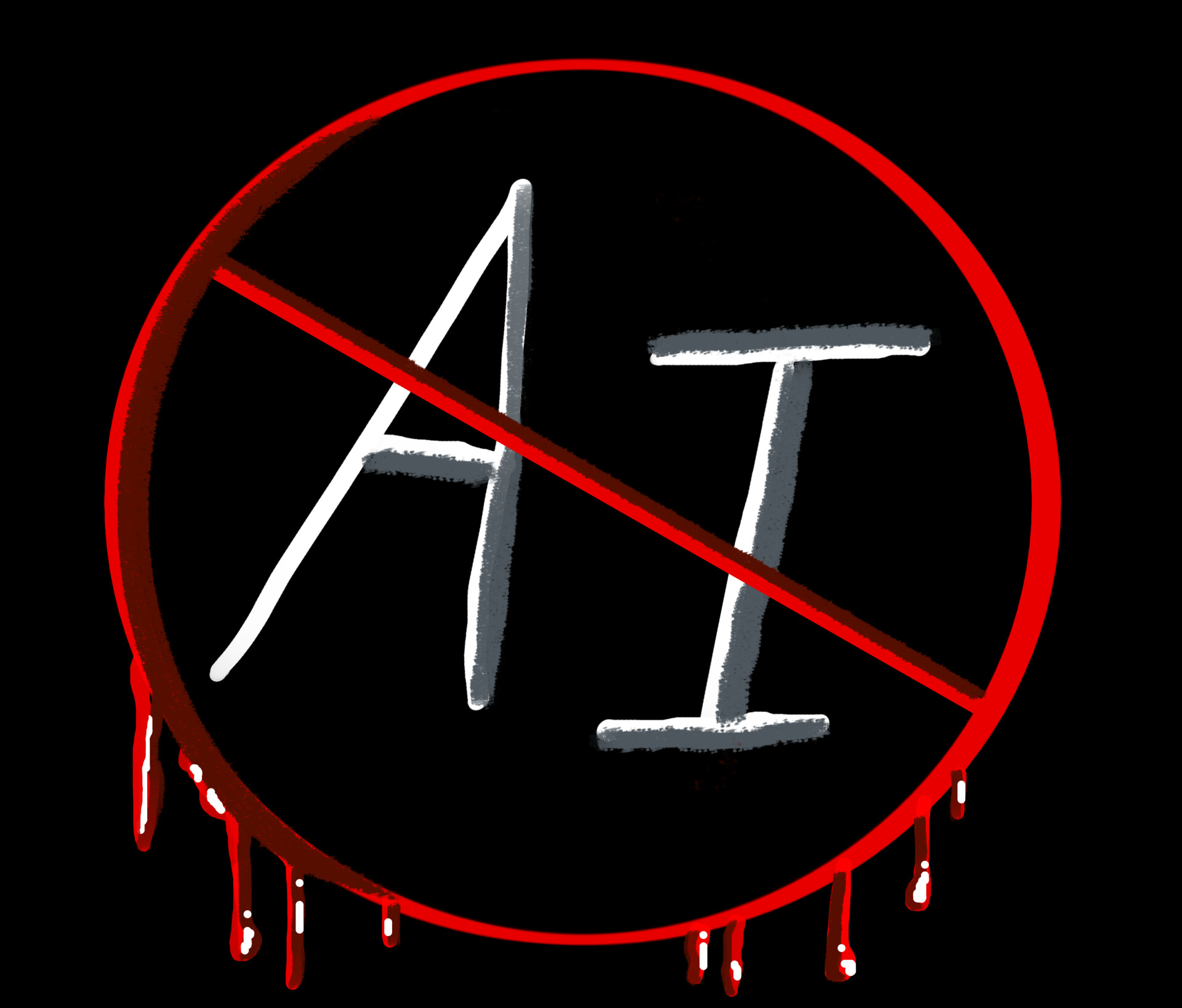 ArtStation Anti AI art symbol ArtStation Anti AI art symbol