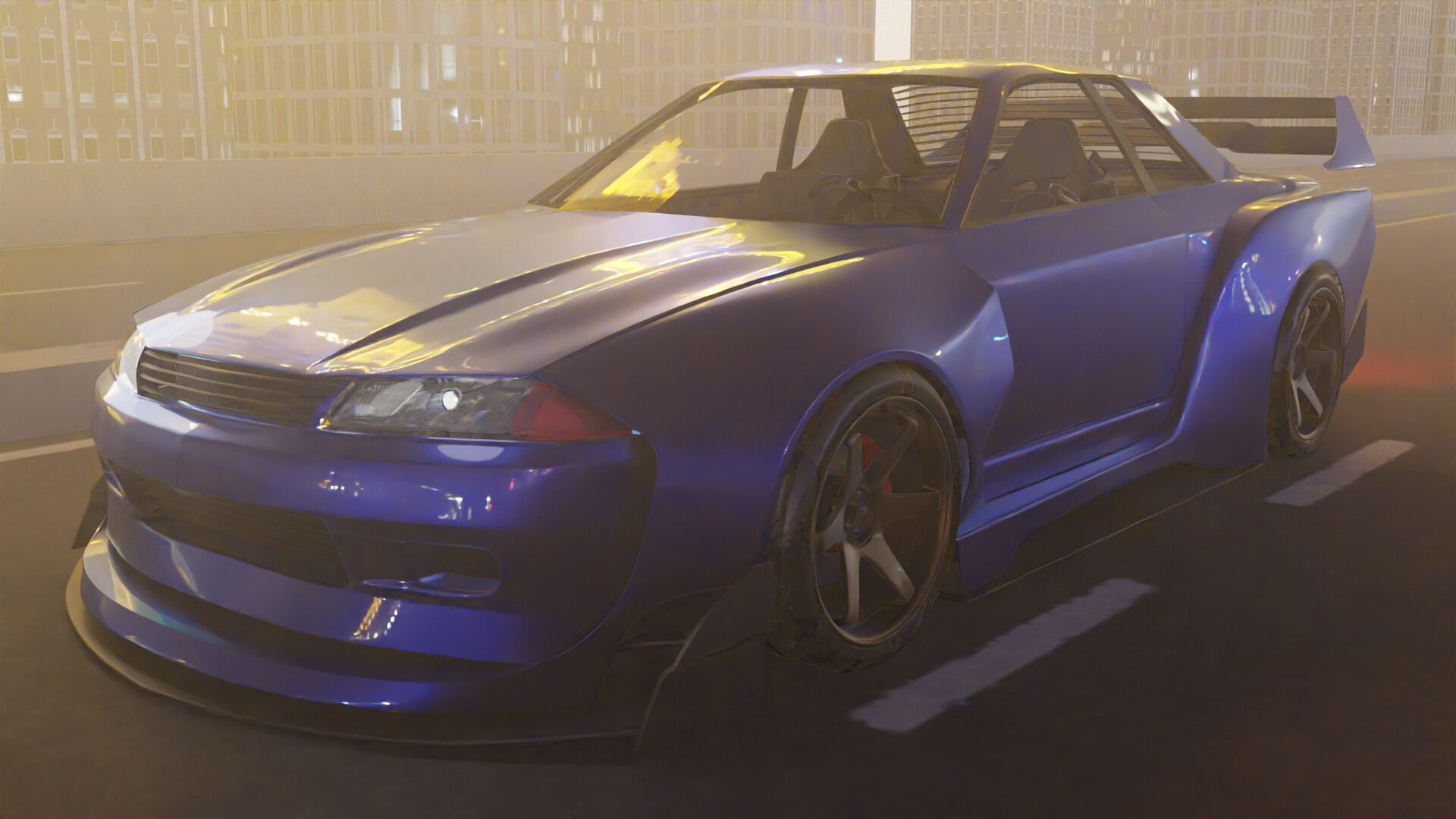 Rocket Bunny Gta Elegy Retro ArtStation Nismo R32