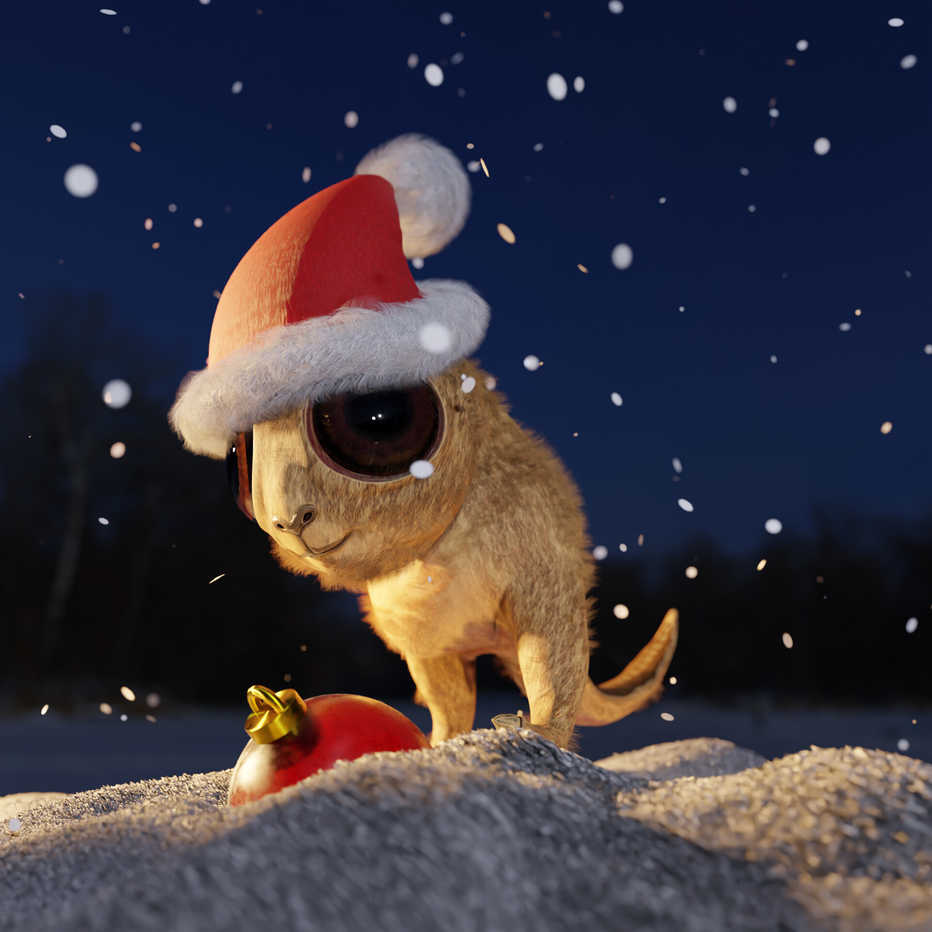 ArtStation Anarchy Online Christmas Fan Art