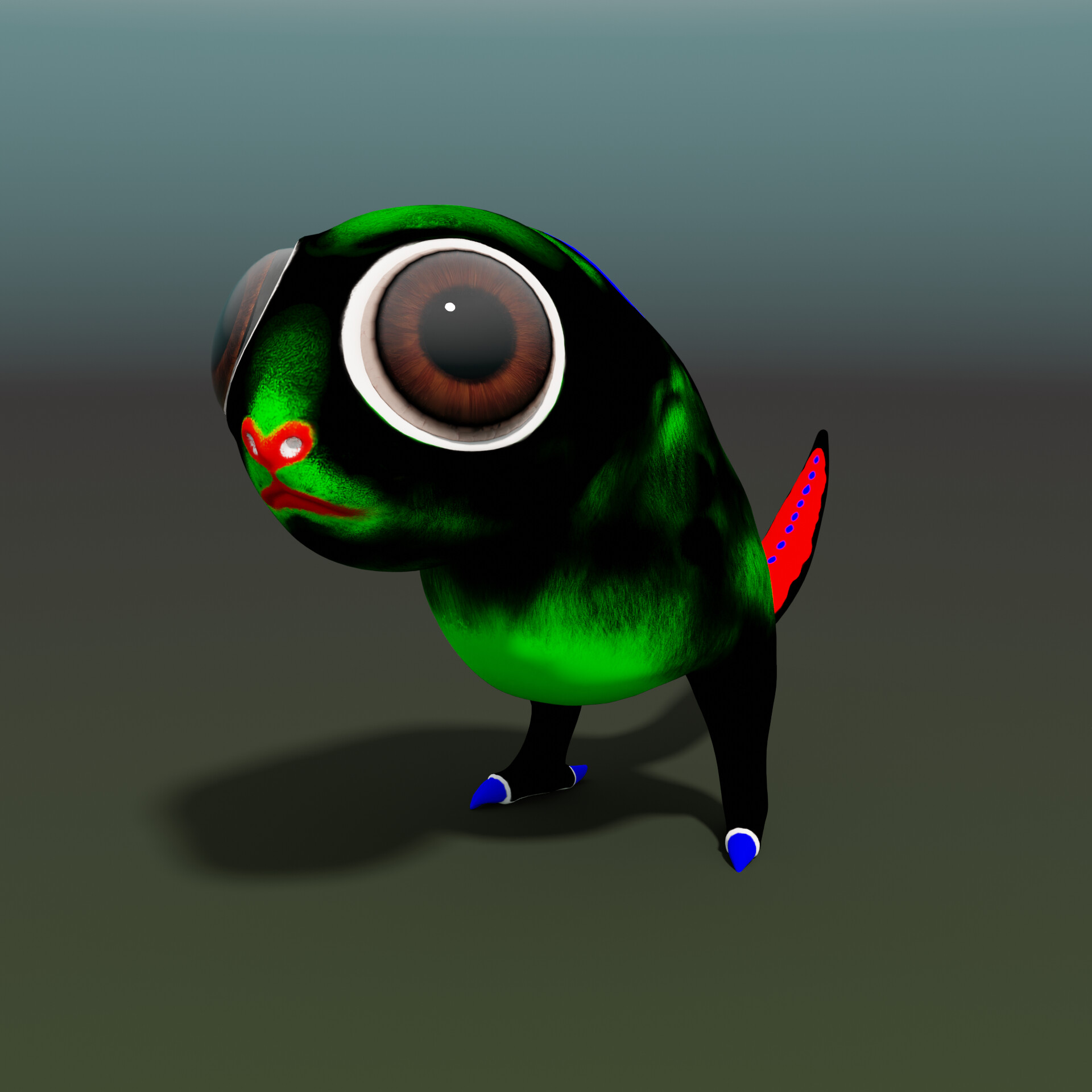 Orangel Bustamante Anarchy Online Christmas Fan Art