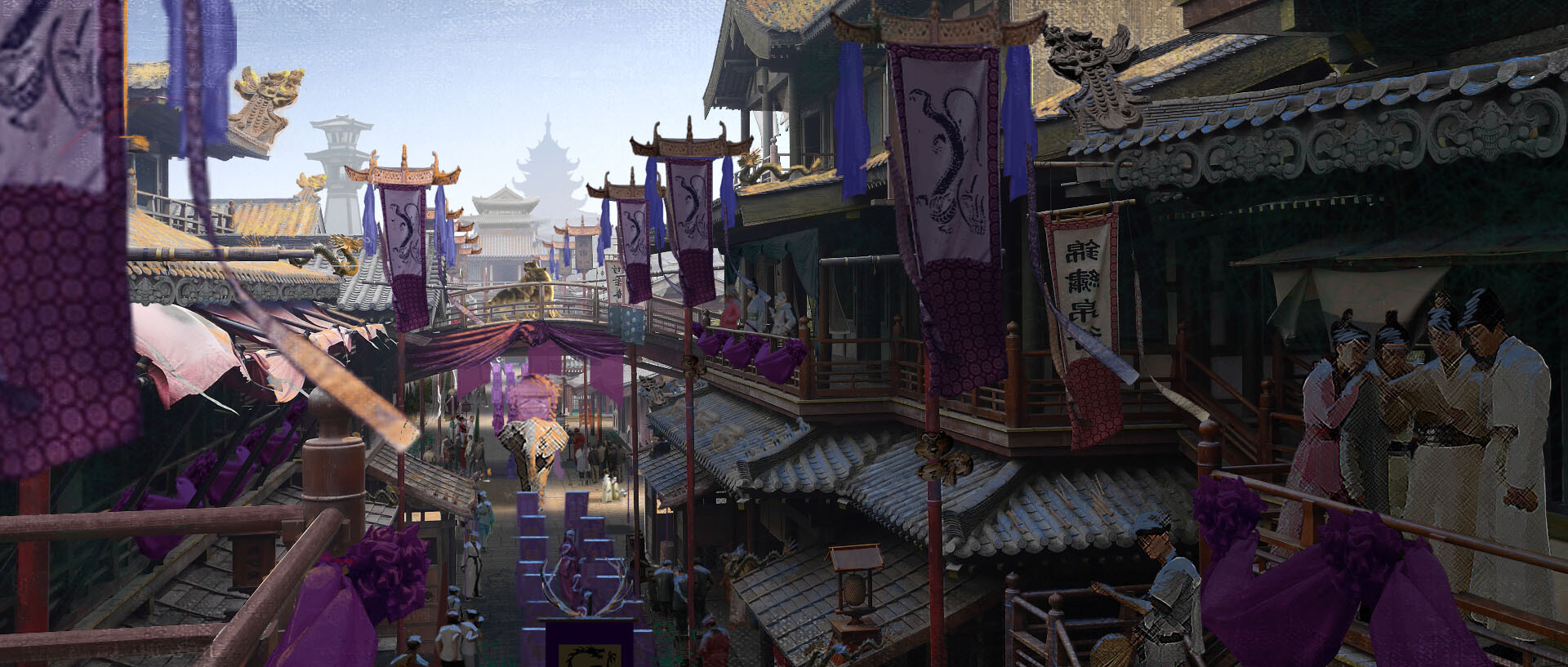 ArtStation 街道。