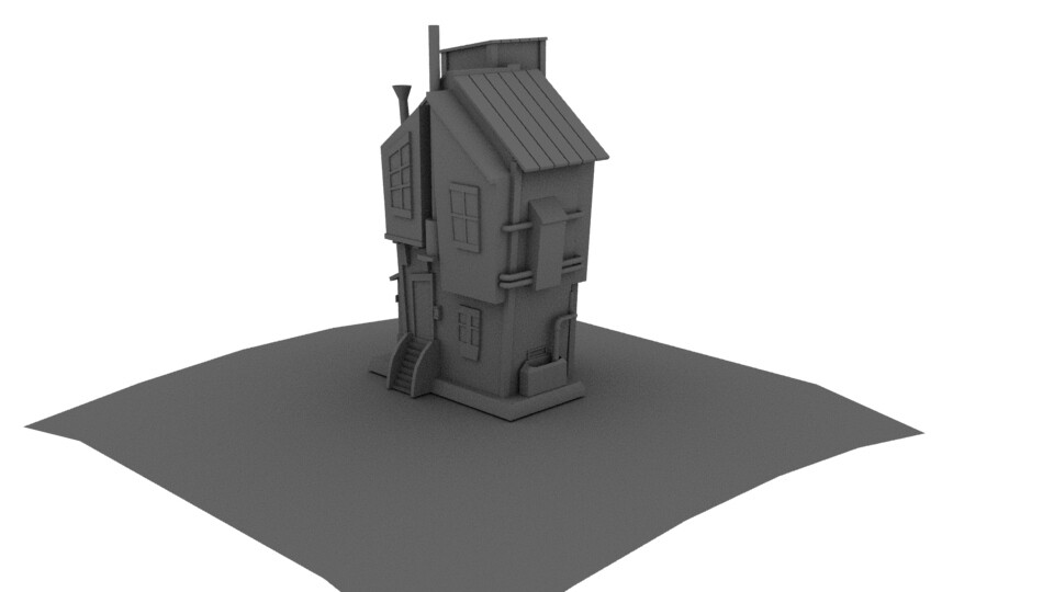 ArtStation - 3D house model