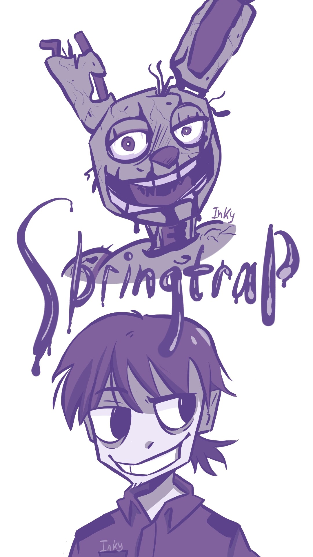 Create meme fnaf 3 springtrap art, fnaf anime springtrap, FEM