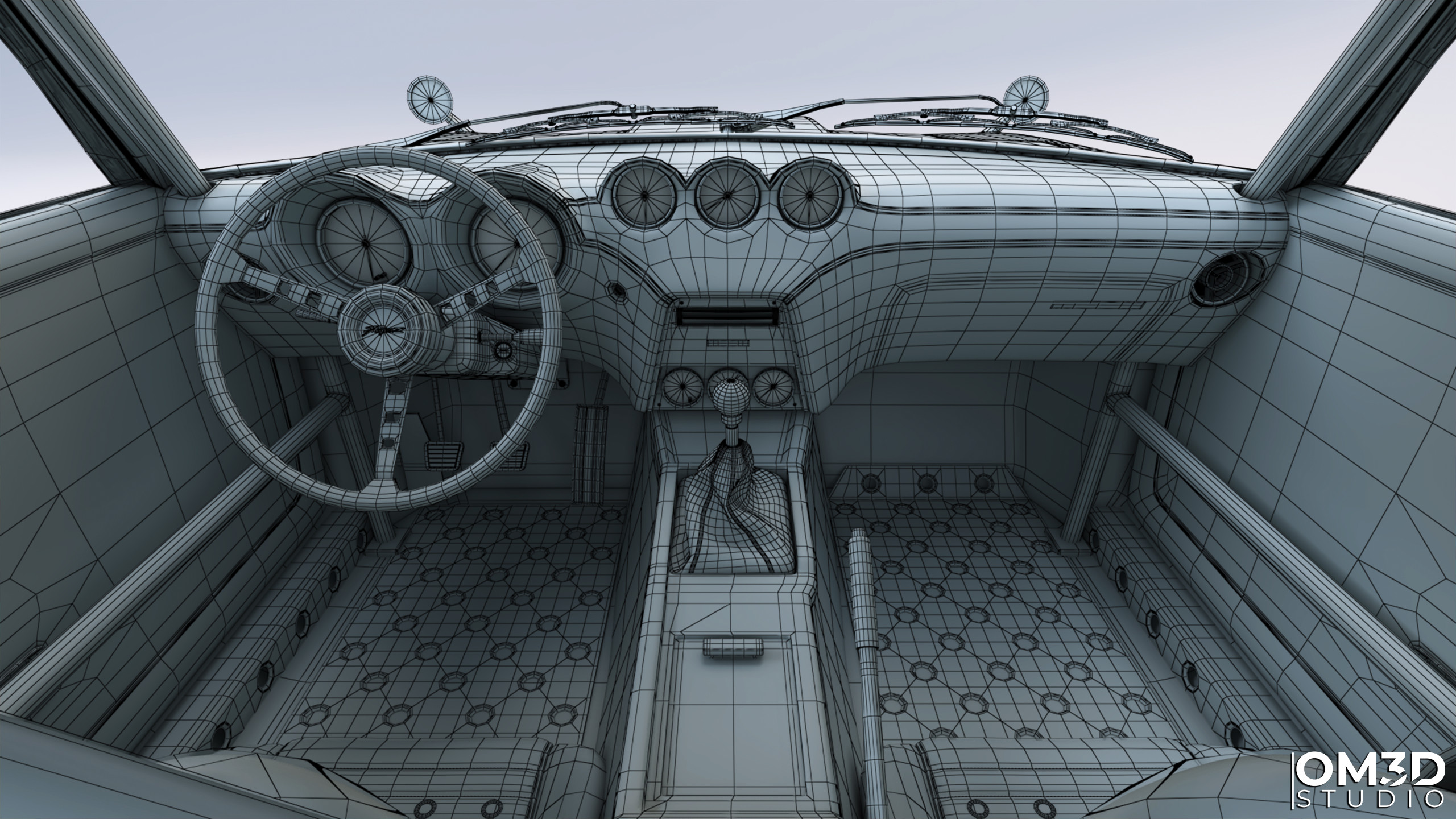 Onmars 3D - Datsun 240Z Interior