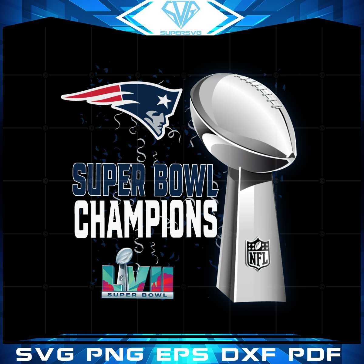 ArtStation New England Patriots Super Bowl Lvii 2023 Champions Png
