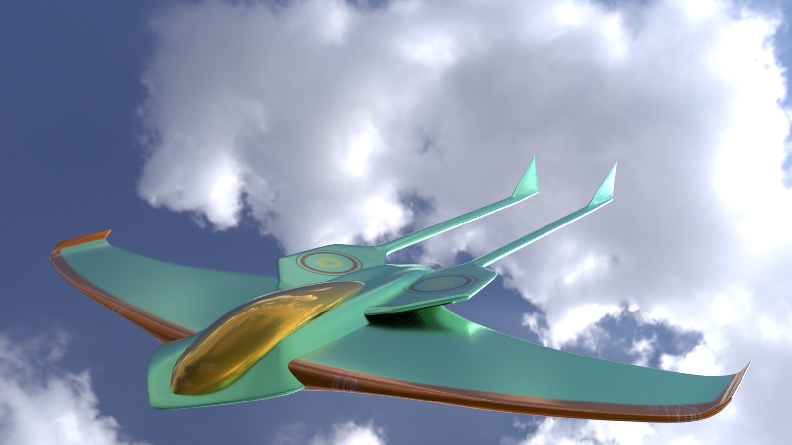 Luna moth inspired Jet