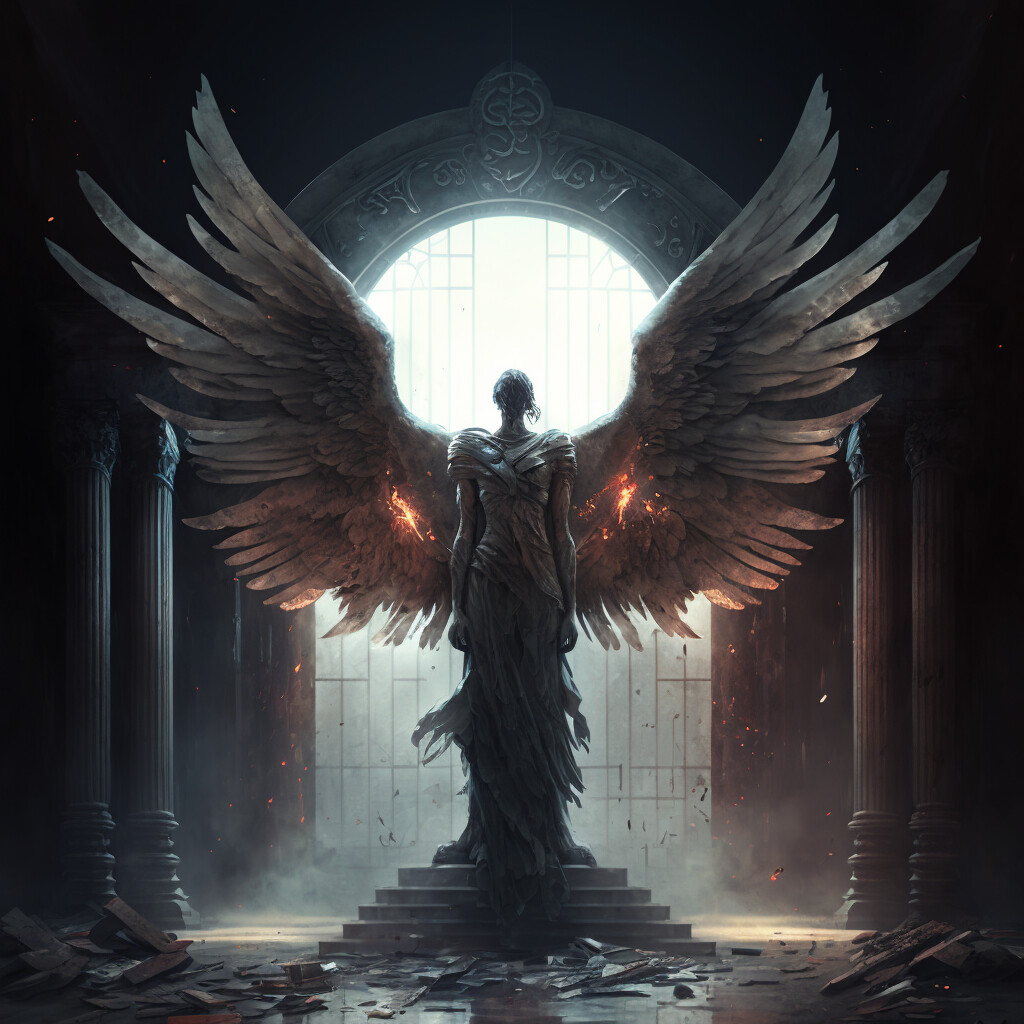 ArtStation Faceless Angel