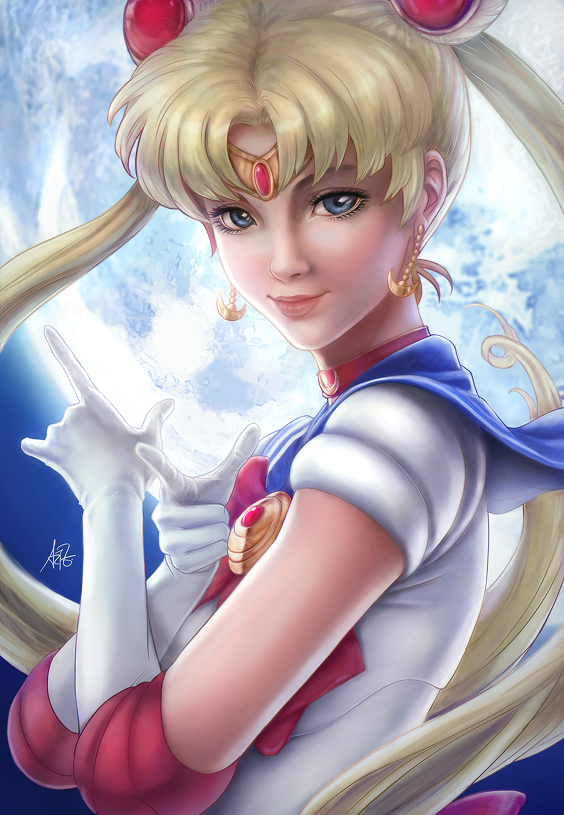 ArtStation - Sailor Moon Color- Stanley Lau Line Art