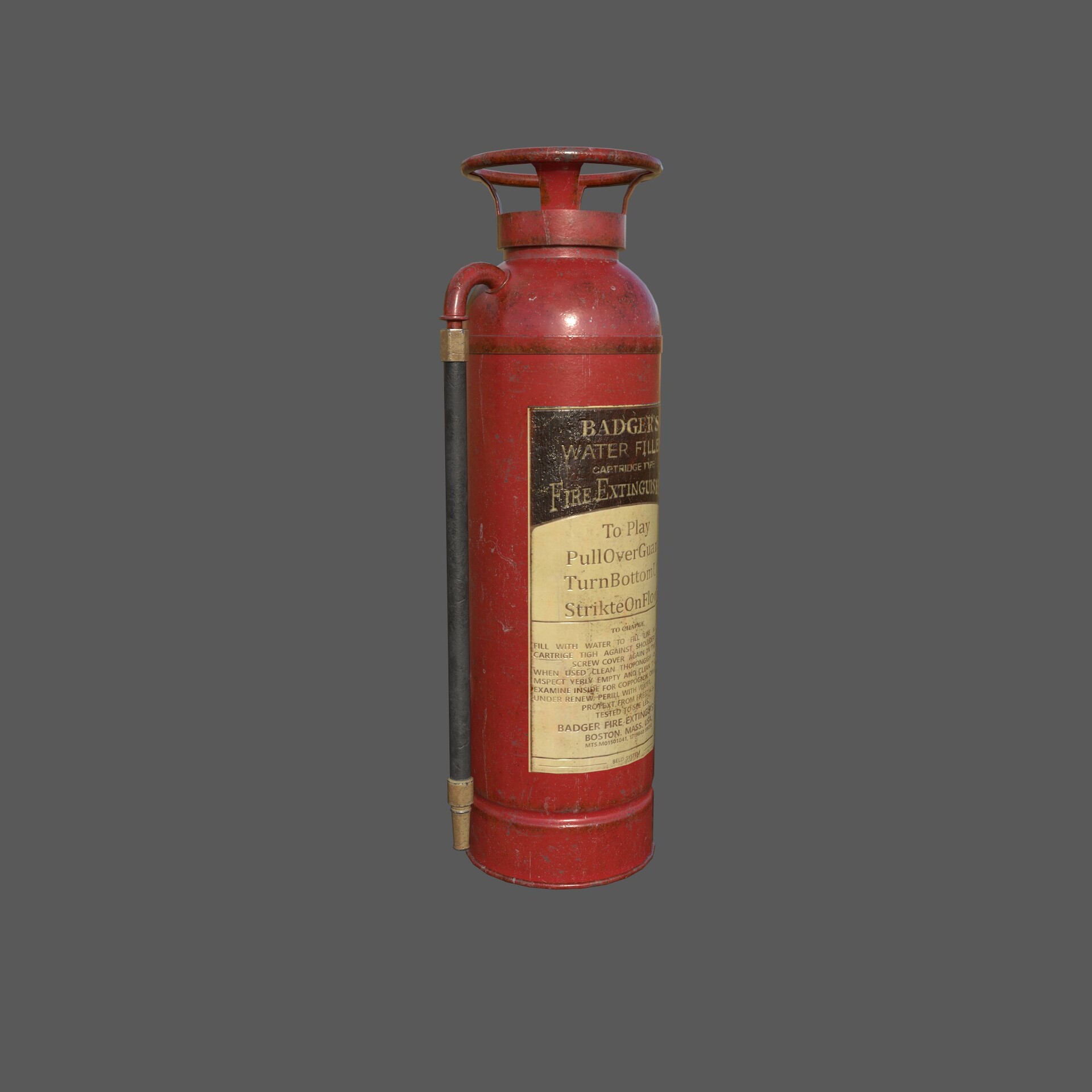 ArtStation - Vintage Fire Extinguisher (ಅಗ್ನಿಶಾಮಕ)