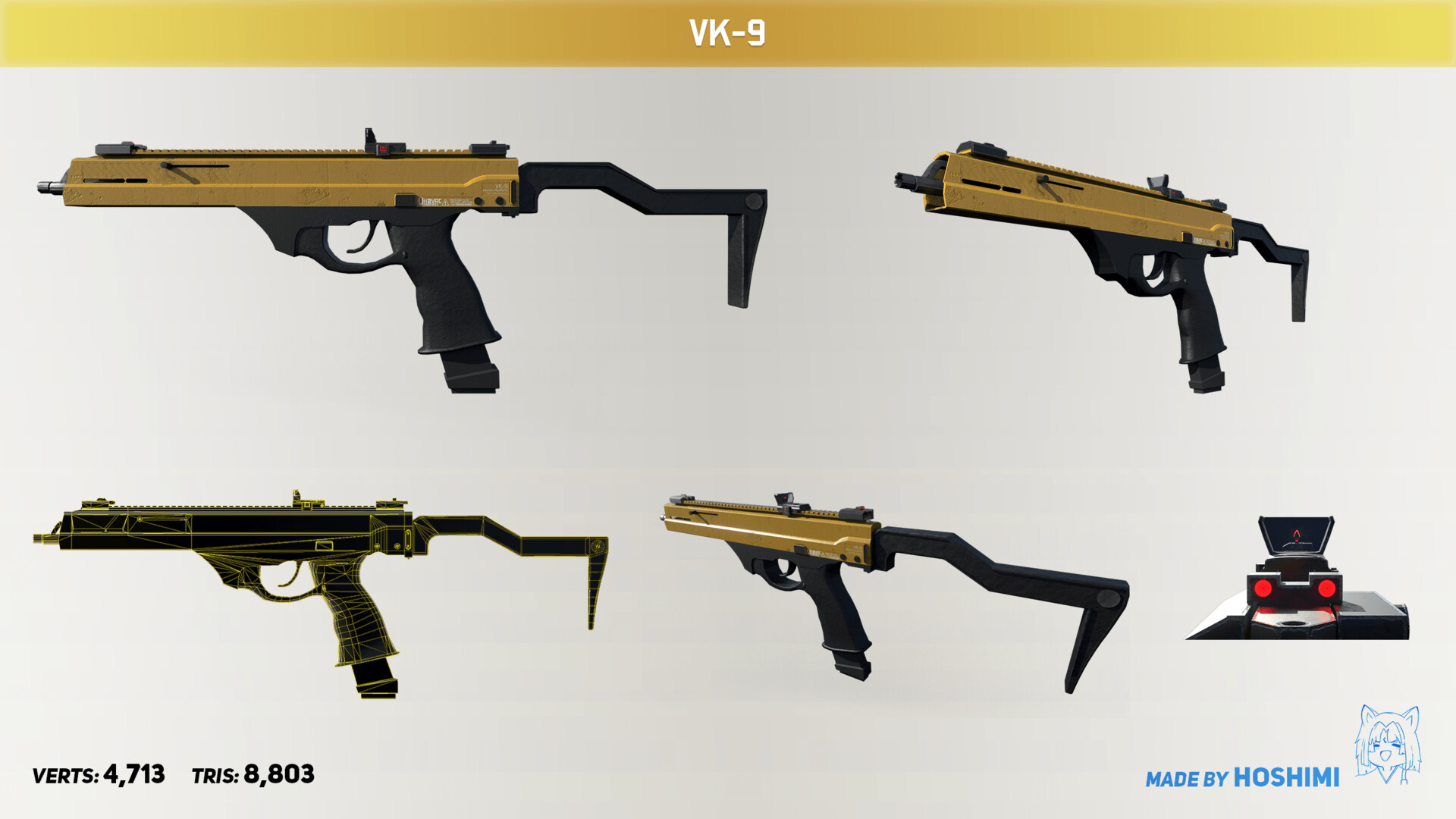 ArtStation - VK-9 Gun Concept