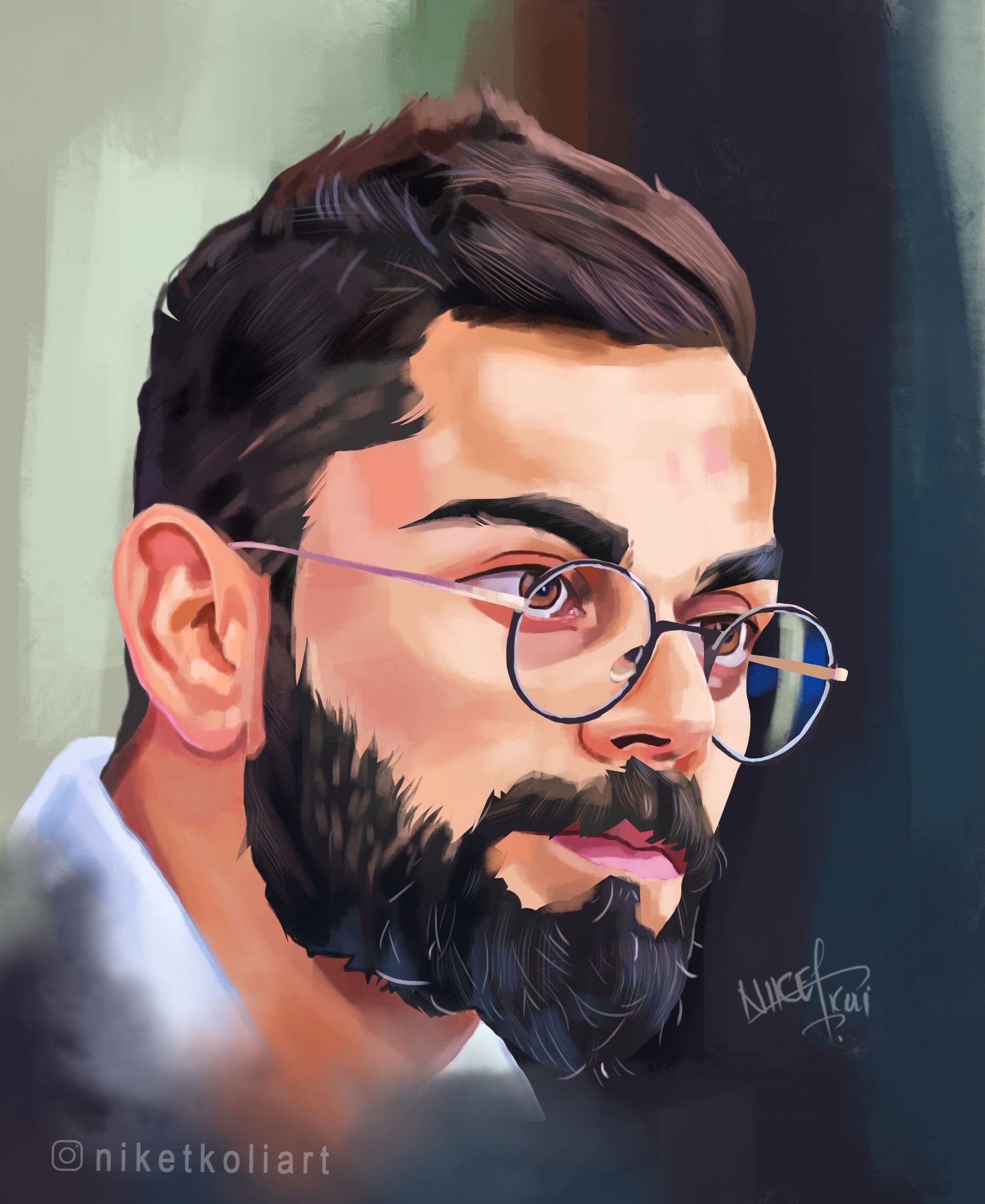 Artstation Virat Kohli Comic Art