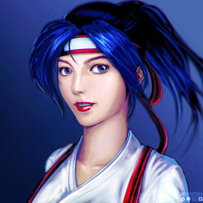 ArtStation - 麻宮アテナ-KOF98-