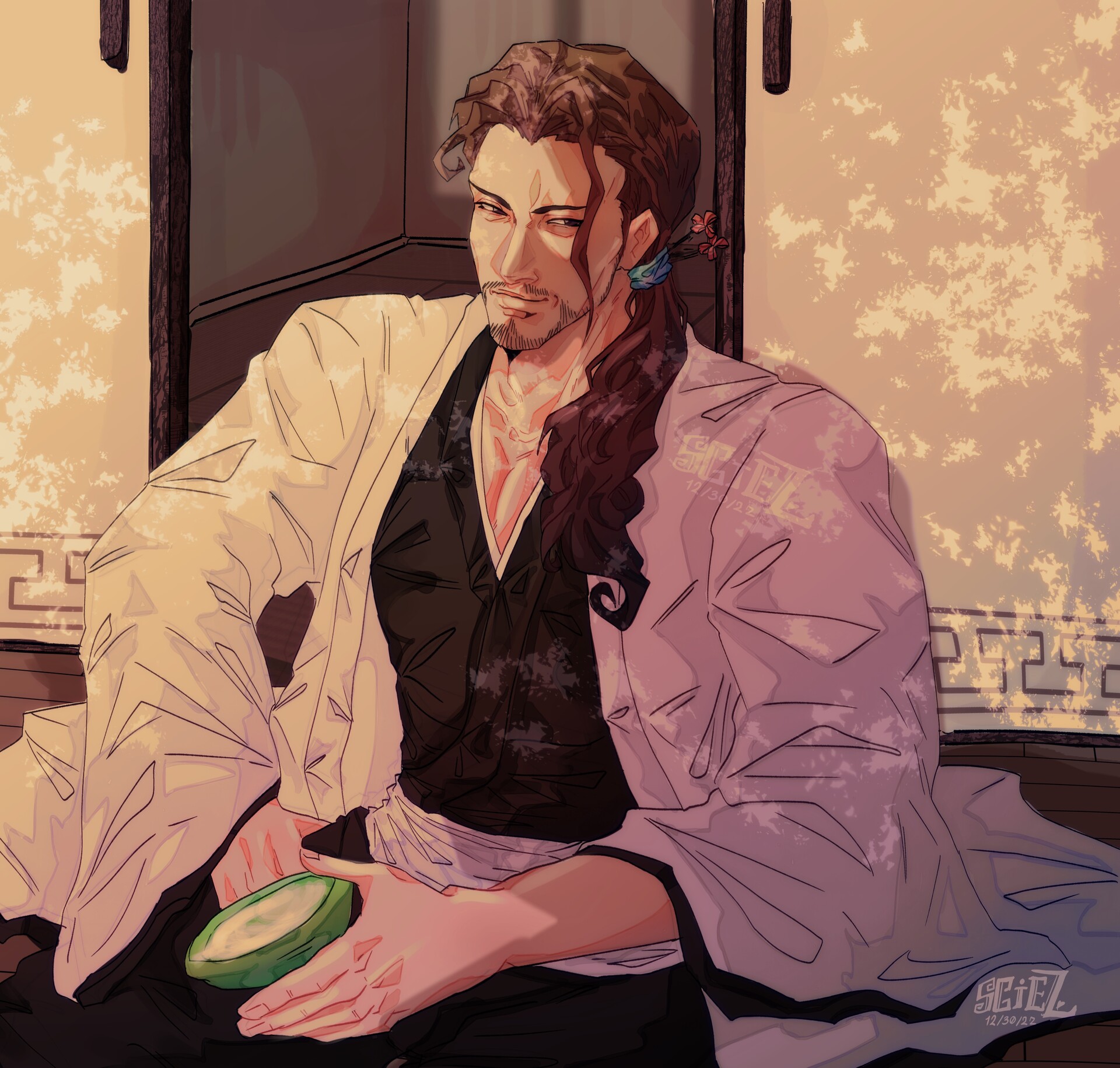 ArtStation SHUNSUI KYORAKU FROM BLEACH