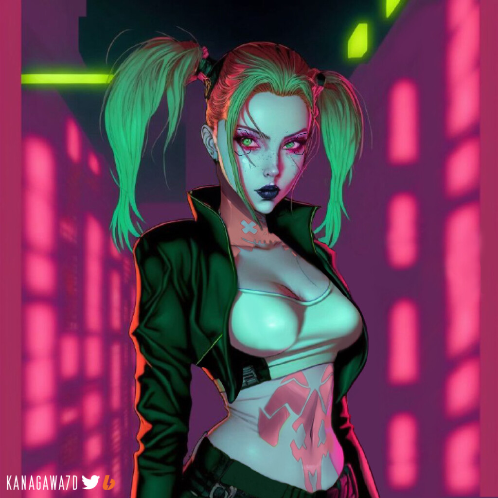 ArtStation - Casual Rebecca Cyberpunk:Edgerunners
