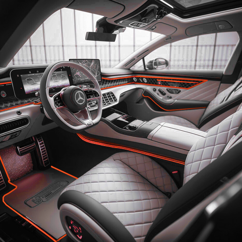 ArtStation - Mercedes Benz Interior Design Concepts, image size:935x935