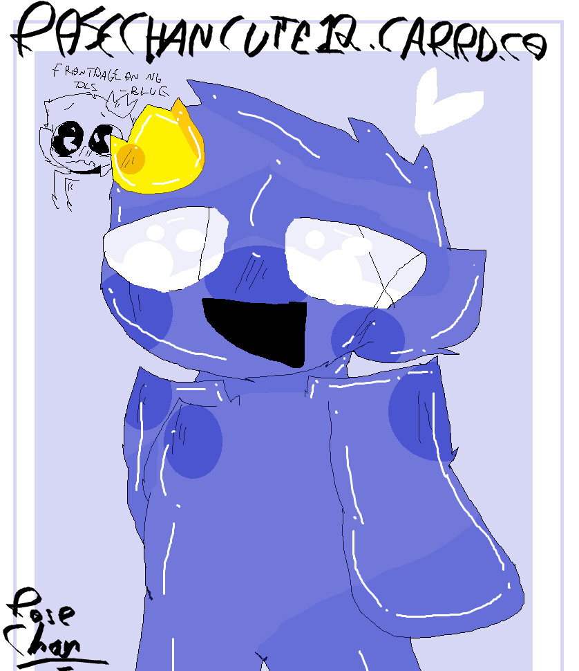 Chibi Blue (Rainbow Friends) | Poster