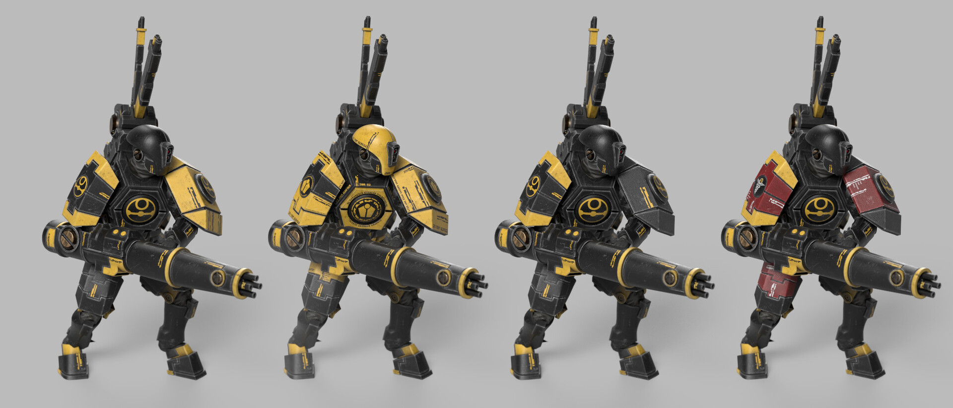 ArtStation - Warhammer 40k Tau XV15 Stealthsuit