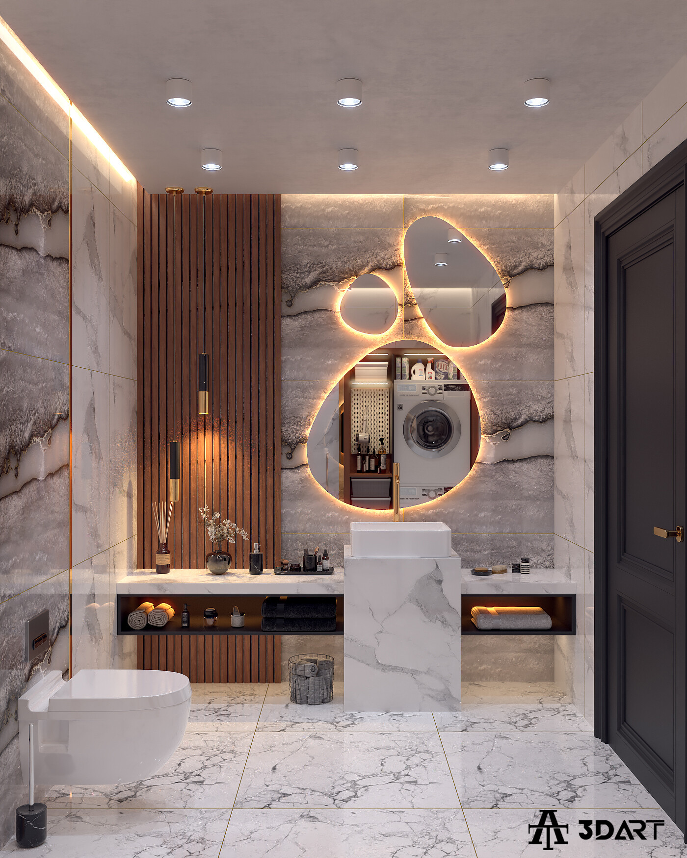 ArtStation - Bathroom design