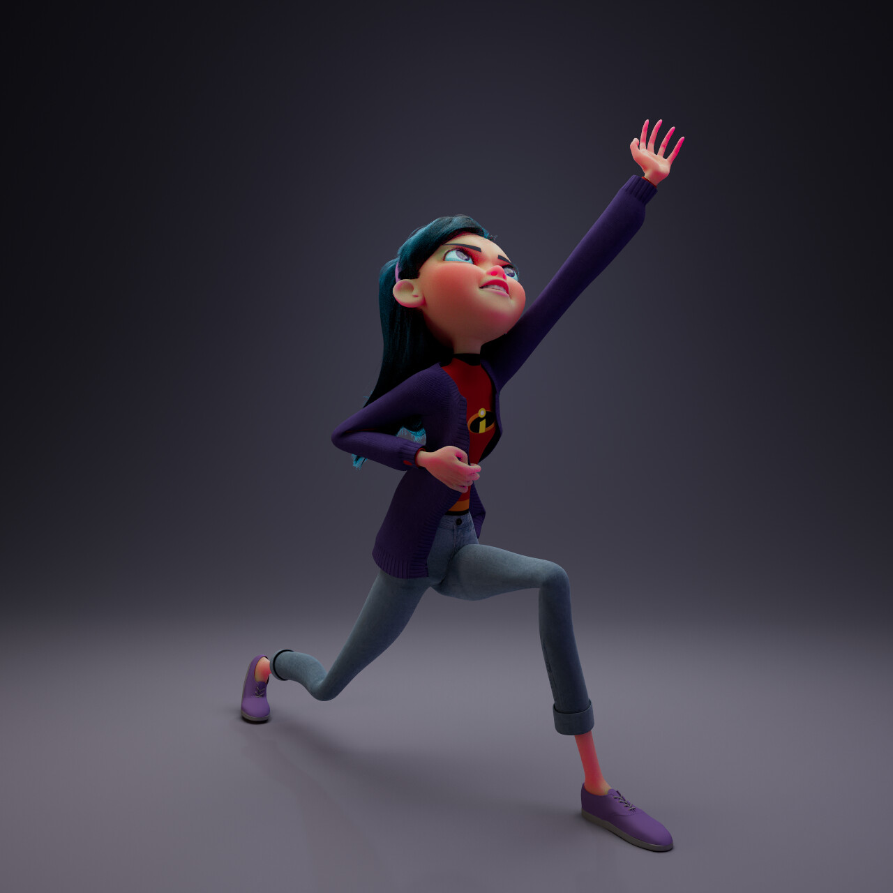 ArtStation - Violet Parr reproduction